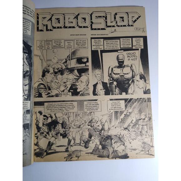 MAD Magazine March 1988 Michael Jackson Robocop Movie Bad Song Parody No 277 - Picture 4 of 8